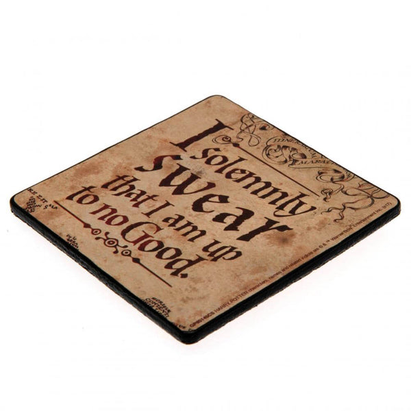 Harry Potter Mug & Coaster Set Marauders Map LKT Sport Superb Harry Potter gift set for everyday useWhite mug featuring a Marauders Map designSingle cork based coaster approx 9cm x 9cmSoft, durable 5mm thick PVC KeyringOfficial licensed productMug approx