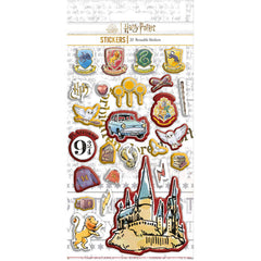 Harry Potter Puffy Sticker Set LKT Sport 3D bubble effect self adhesive reusable stickersSet of 25 assorted Harry Potter designsOfficial licensed productAssorted size stickers Decorative Stickers