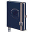 Harry Potter Ravenclaw Premium Notebook LKT Sport Soft fabric navy hardback A5 notebookFeaturing an embossed Ravenclaw crest and house traitsWith an elastic closure and handy bookmarkLined pages with a small detail logo to the bottomOfficial licensed prod