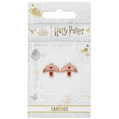 Harry Potter Rose Gold Plated Fawkes Stud Earrings LKT Sport Entertainment>Movies>Harry Potter