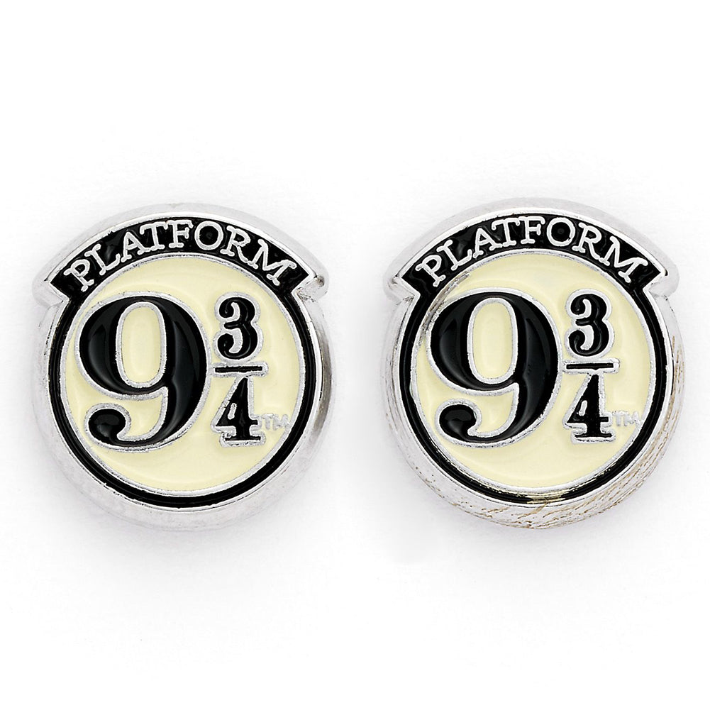 Harry Potter Silver Plated 9 & 3 Quarters Stud Earrings LKT Sport Entertainment>Movies>Harry Potter Earrings