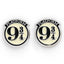 Harry Potter Silver Plated 9 & 3 Quarters Stud Earrings LKT Sport Silver plated stud earrings with highly detailed designThe famous Platform 9 & 3 quarters sign on earring studsOfficial licensed productApprox 10mm x 10mm Earrings