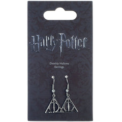 Harry Potter Silver Plated Deathly Hallows Hook Earrings LKT Sport Entertainment>Movies>Harry Potter Earrings