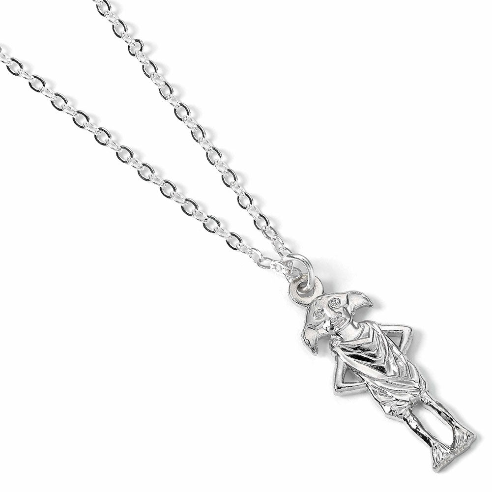Harry Potter Silver Plated Dobby House Elf Necklace LKT Sport Entertainment>Movies>Harry Potter