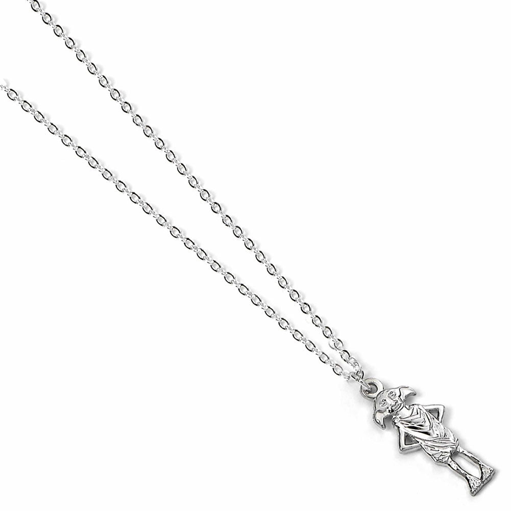 Harry Potter Silver Plated Dobby House Elf Necklace LKT Sport Entertainment>Movies>Harry Potter