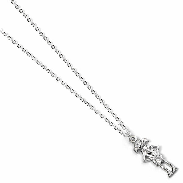 Harry Potter Silver Plated Dobby House Elf Necklace LKT Sport The loyal and trustworthy Dobby the house elf charm on a silver plated necklaceLink chain necklace with a 6cm (2.5in) extender chainOfficial licensed productNecklace approx 40cm (16in)Pendant a