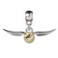 Harry Potter Silver Plated Golden Snitch Charm LKT Sport Silver plated slider charm with highly detailed design The iconic quidditch game deciding Golden Snitch on a charm bail Universal sized charm compatible with most charm bracelets Official licensed p
