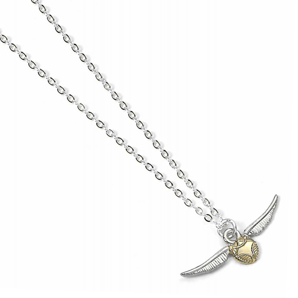Harry Potter Silver Plated Golden Snitch Necklace LKT Sport Entertainment>Movies>Harry Potter Necklaces