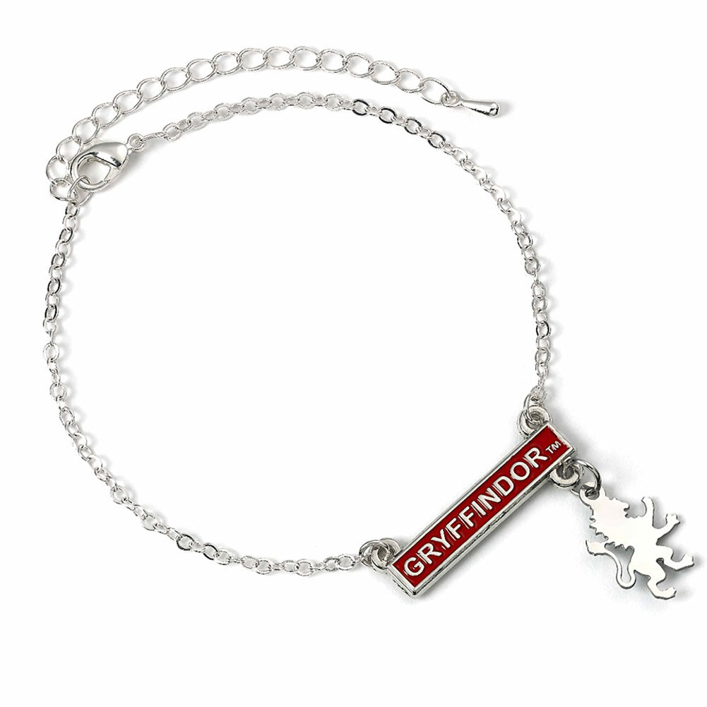 Harry Potter Silver Plated Gryffindor Bar Bracelet LKT Sport Entertainment>Movies>Harry Potter