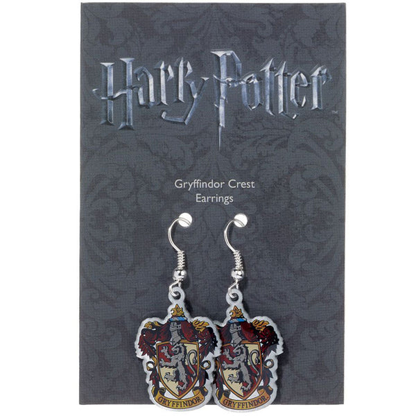 Harry Potter Silver Plated Gryffindor Hook Earrings LKT Sport Silver plated hook earrings with highly detailed design Features the crest of the famous Hogwarts House, founded by Godric Gryffindor on earring hooks Official licensed product Approx 20mm x 20