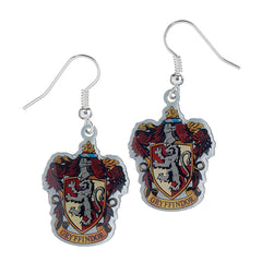 Harry Potter Silver Plated Gryffindor Hook Earrings LKT Sport Entertainment>Movies>Harry Potter Earrings