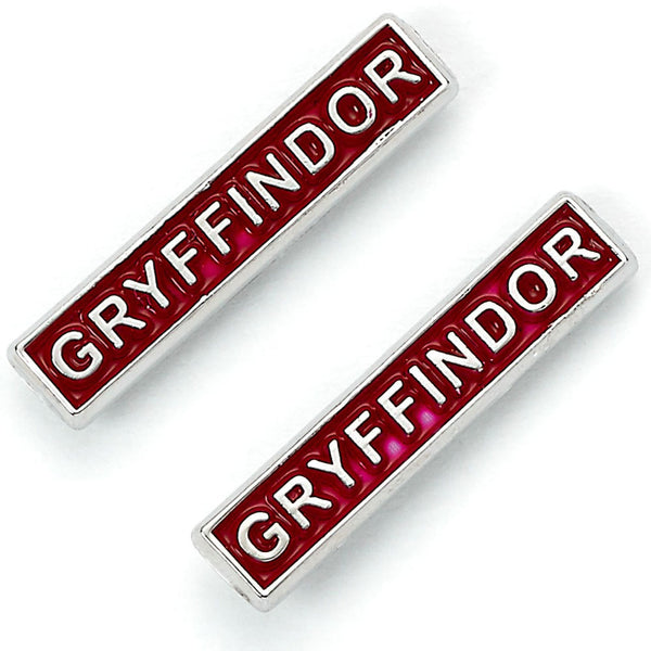 Harry Potter Silver Plated Gryffindor Stud Earring Set LKT Sport Silver plated stud earrings set with highly detailed designFeaturing 3 different Gryffindor designsOfficial licensed productApprox 10mm x 10mm and 15mm x 5mm Earrings