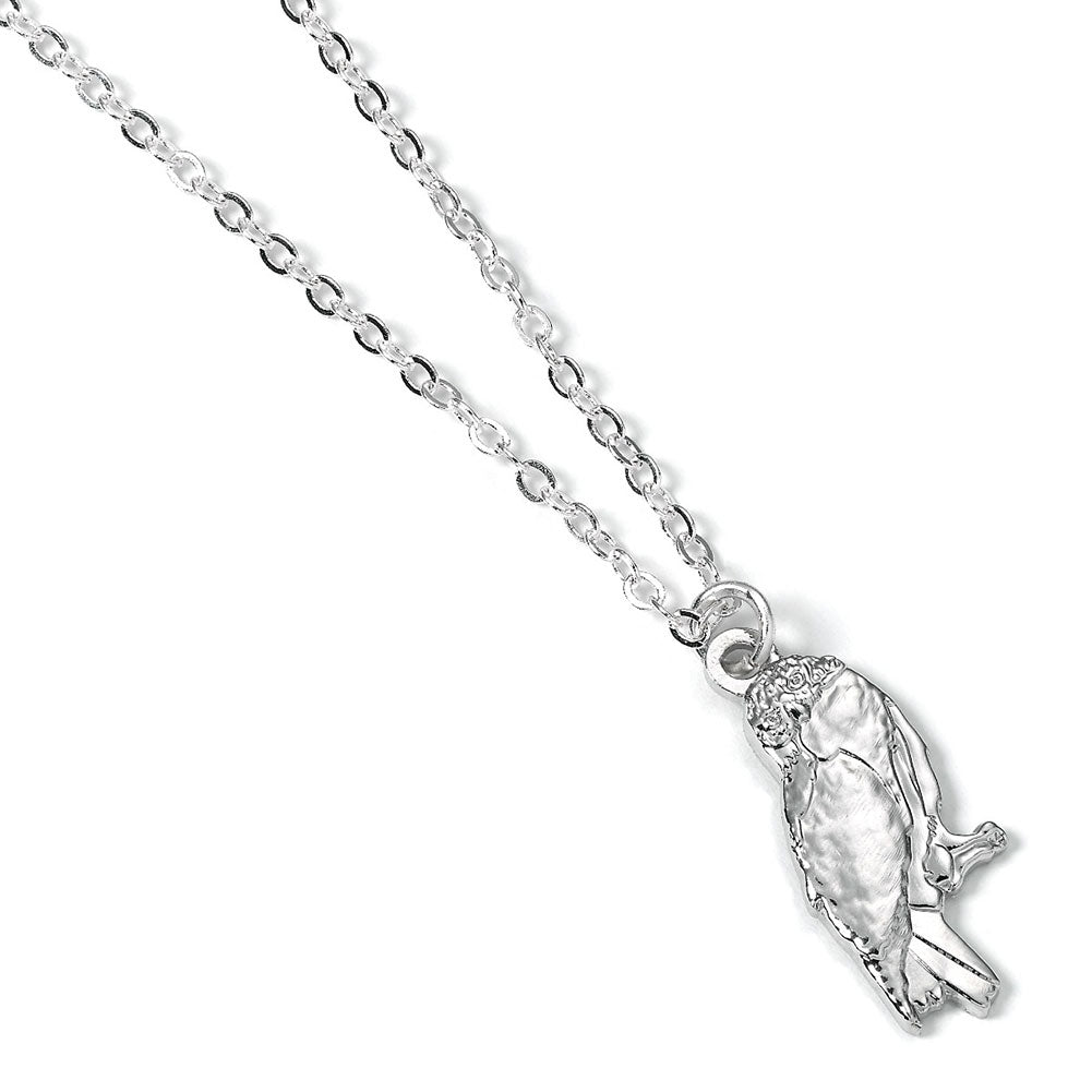 Harry Potter Silver Plated Hedwig Owl Necklace LKT Sport Entertainment>Movies>Harry Potter Necklaces