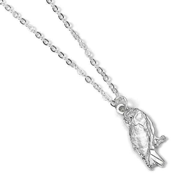 Harry Potter Silver Plated Hedwig Owl Necklace LKT Sport Harry Potter's loyal pet owl charm on a silver plated necklaceLink chain necklace with a 6cm (2.5in) extender chainOfficial licensed productNecklace approx 40cm (16in)Pendant approx 5mm x 23mm Neckl