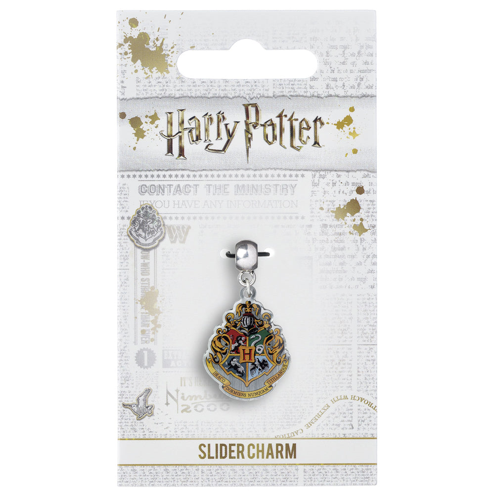 Harry Potter Silver Plated Hogwarts Crest Charm LKT Sport Entertainment>Movies>Harry Potter Charms & Pendants