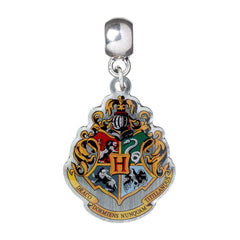 Harry Potter Silver Plated Hogwarts Crest Charm LKT Sport Entertainment>Movies>Harry Potter Charms & Pendants