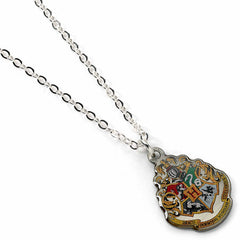 Harry Potter Silver Plated Hogwarts Necklace LKT Sport Entertainment>Movies>Harry Potter Necklaces