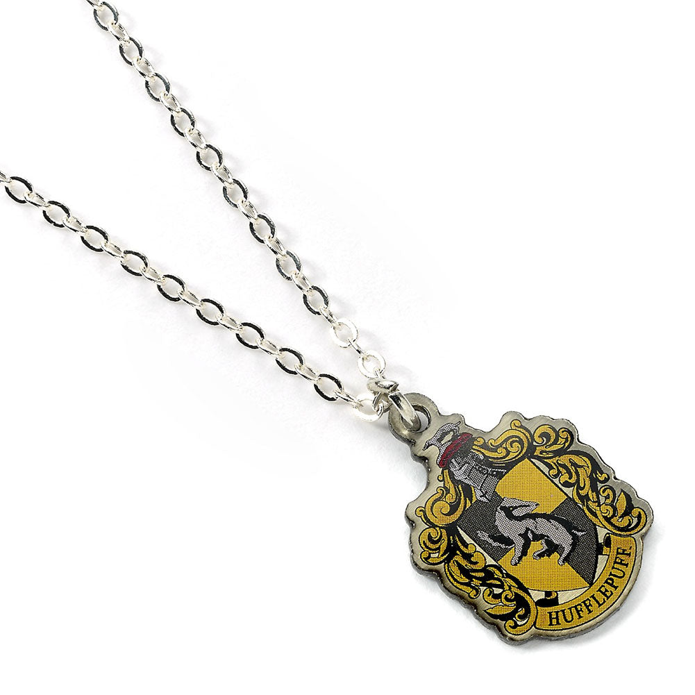 Harry Potter Silver Plated Hufflepuff Necklace LKT Sport Entertainment>Movies>Harry Potter Necklaces