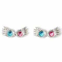 Harry Potter Silver Plated Luna Spectrespecs Stud Earrings LKT Sport Entertainment>Movies>Harry Potter Earrings