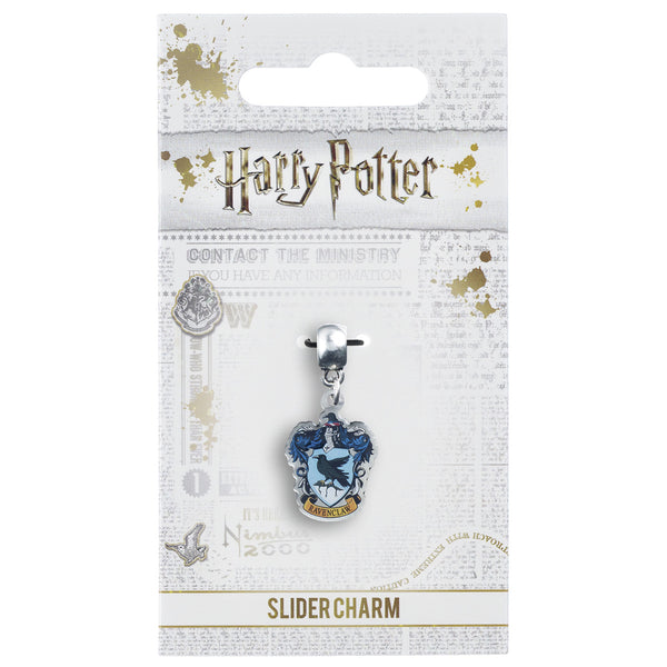 Harry Potter Silver Plated Ravenclaw Charm LKT Sport Silver plated slider charm with highly detailed design Features the crest of the famous Hogwarts House, founded by Rowena Ravenclaw on a charm bail Universal sized charm compatible with most charm brace