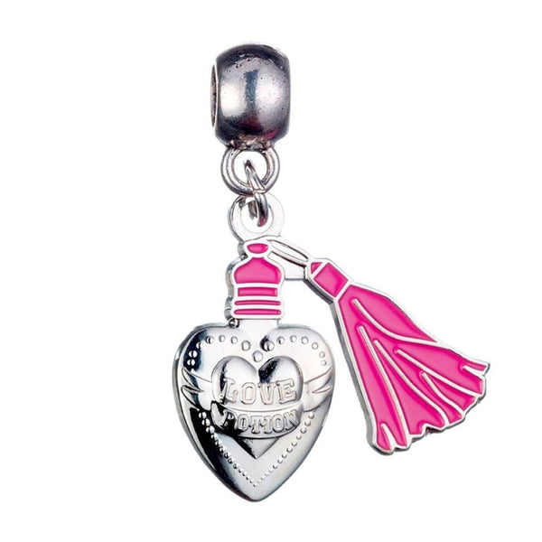Harry Potter Silver Plated Slider Charm Set LKT Sport Silver plated slider charm set with highly detailed design Features 4 popular charms, Love Potion, The Deathly Hallows, 9 & 3 Quarters and the Golden Snitch Universal sized charm compatible with most c