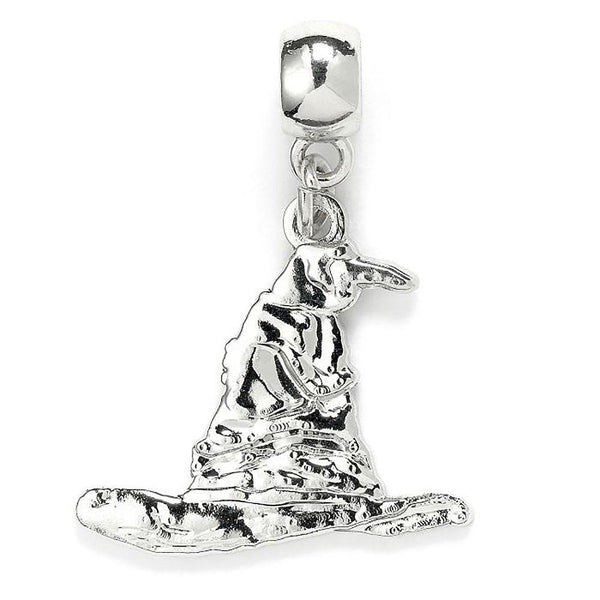 Harry Potter Silver Plated Sorting Hat Charm LKT Sport Silver plated slider charm with highly detailed design The enchanted Hogwarts Sorting Hat on a charm bail Universal sized charm compatible with most charm bracelets Official licensed product Approx 25