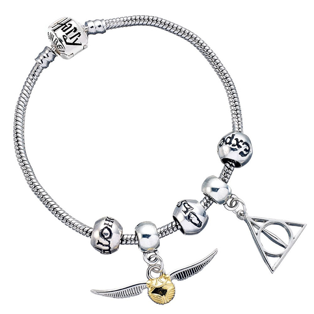 Harry Potter Silver Plated Spellbeads Bracelet LKT Sport Entertainment>Movies>Harry Potter Bracelets