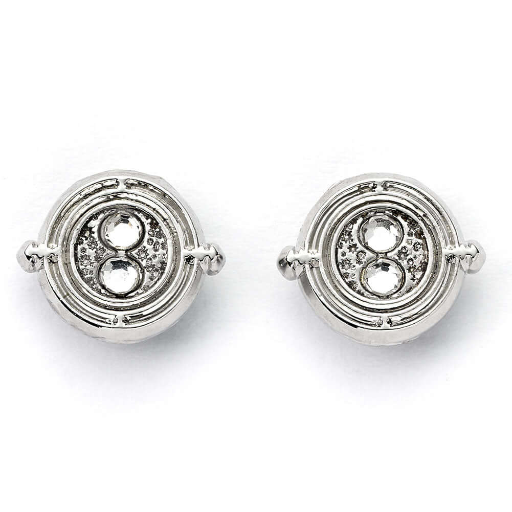 Harry Potter Silver Plated Time Turner Stud Earrings LKT Sport Entertainment>Movies>Harry Potter Earrings