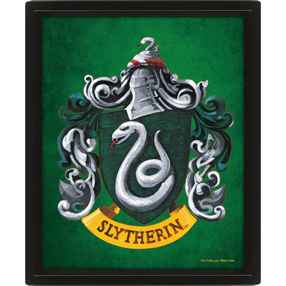 Harry Potter Slytherin Framed 3D Picture LKT Sport Entertainment>Movies>Harry Potter Photographs