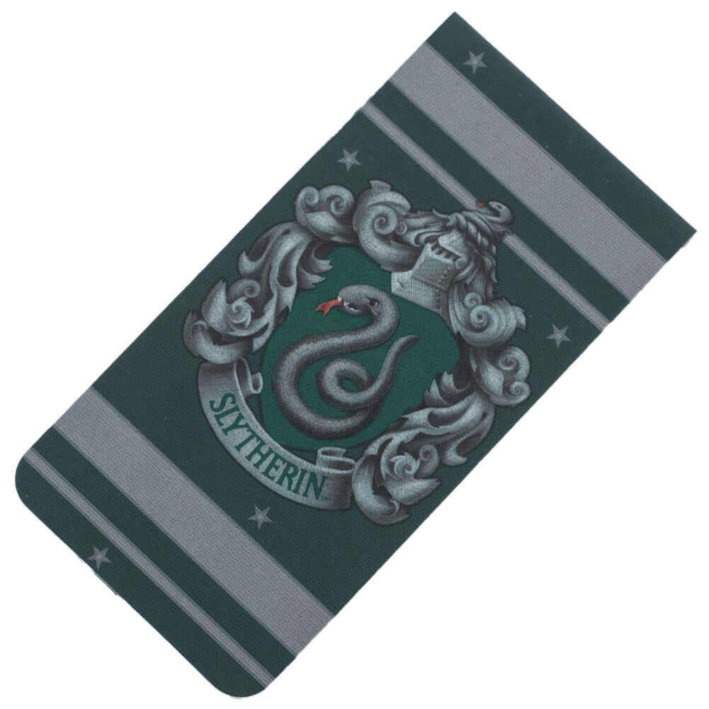 Harry Potter Slytherin Magnetic Bookmark LKT Sport Harry Potter design magnetic bookmarkFeatures the colourful crest of Slytherin on both sides of the magnetOfficial licensed productApprox 9cm x 4.5cm Bookmarks