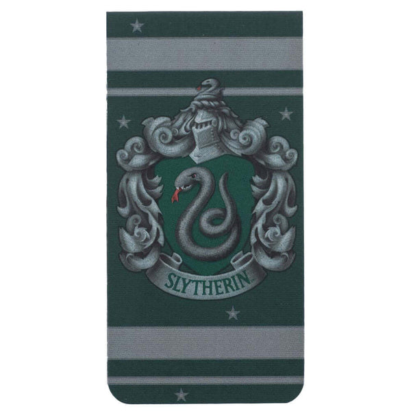 Harry Potter Slytherin Magnetic Bookmark LKT Sport Harry Potter design magnetic bookmarkFeatures the colourful crest of Slytherin on both sides of the magnetOfficial licensed productApprox 9cm x 4.5cm Bookmarks