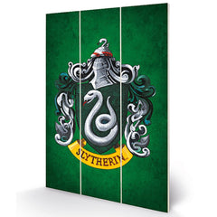 Harry Potter Slytherin Wood Print LKT Sport Entertainment>Movies>Harry Potter Prints