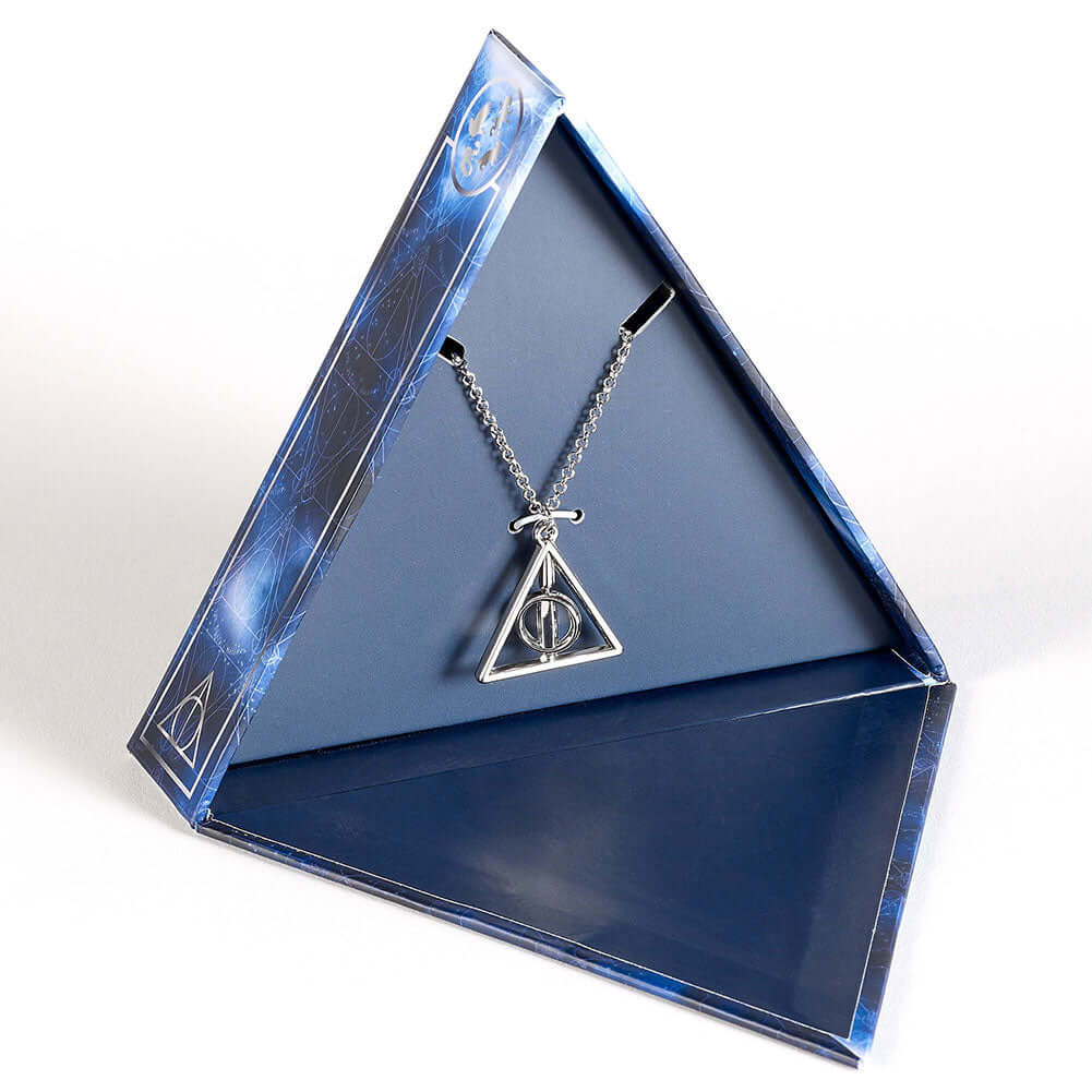 Harry Potter Spinning Deathly Hallows Necklace Gift Box LKT Sport Entertainment>Movies>Harry Potter Necklaces