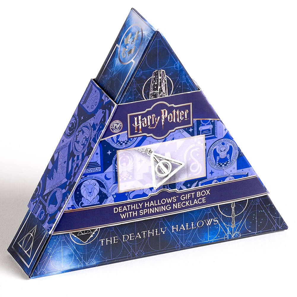 Harry Potter Spinning Deathly Hallows Necklace Gift Box LKT Sport Entertainment>Movies>Harry Potter Necklaces