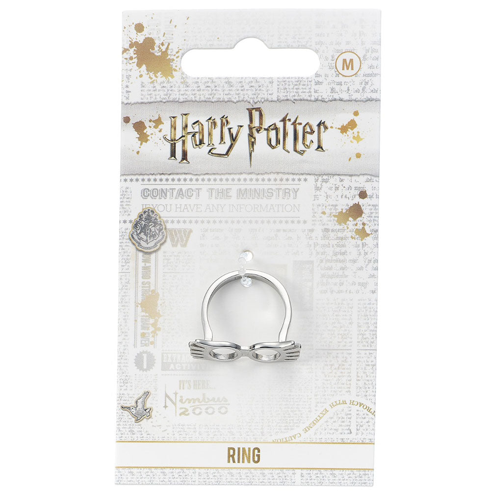 Harry Potter Stainless Steel Luna Spectrespecs Ring Large LKT Sport Entertainment>Movies>Harry Potter Rings