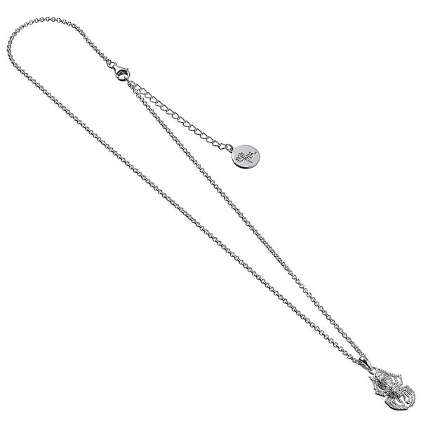 Harry Potter Sterling Silver Aragog Spider Necklace LKT Sport Aragog the Acromantula on a sterling silver necklaceHighly detailed Sterling Silver charmOfficial licensed productNecklace approx 46cm (18in)Pendant approx 20mm x 11mm Necklaces