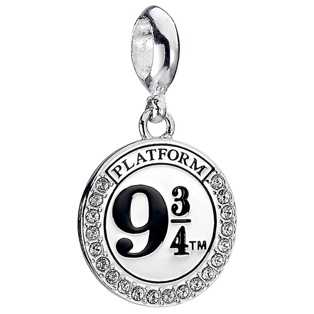Harry Potter Sterling Silver Crystal Charm 9 & 3 Quarters LKT Sport Entertainment>Movies>Harry Potter Charms & Pendants