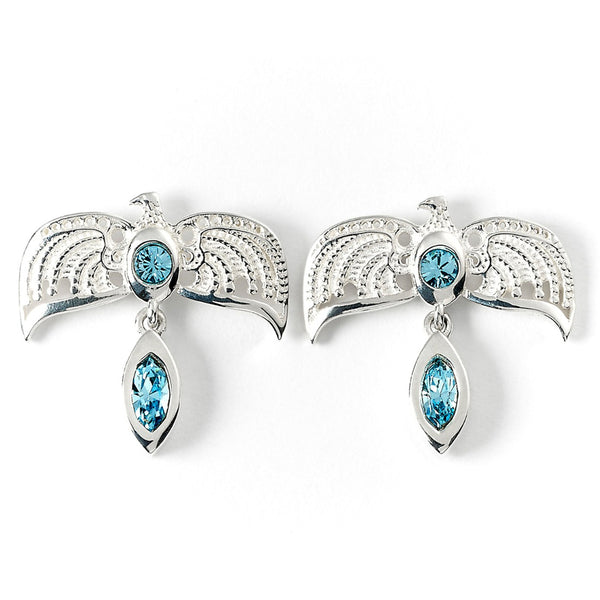 Harry Potter Sterling Silver Diadem Crystal Stud Earrings LKT Sport Sterling silver earrings featuring an iconic Harry Potter designDiadem charm embellished with blue crystals on earring studsOfficial licensed productApprox 20mm x 20mm Earrings