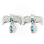 Harry Potter Sterling Silver Diadem Crystal Stud Earrings LKT Sport Sterling silver earrings featuring an iconic Harry Potter designDiadem charm embellished with blue crystals on earring studsOfficial licensed productApprox 20mm x 20mm Earrings