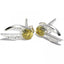 Harry Potter Sterling Silver Golden Snitch Stud Earrings LKT Sport Sterling silver stud earrings with highly detailed design The iconic quidditch game deciding Golden Snitch on earring studs Official licensed product Approx 20mm x 20mm Presented in a luxu
