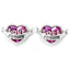 Harry Potter Sterling Silver Love Potion Crystal Stud Earrings LKT Sport Sterling silver earrings featuring an iconic Harry Potter designThe inflatuating Love Potion on earring studsEmbellished with crystalsOfficial licensed productApprox 18mm x 10mm Earr