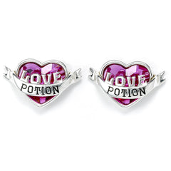 Harry Potter Sterling Silver Love Potion Crystal Stud Earrings LKT Sport Entertainment>Movies>Harry Potter Earrings