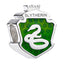 Harry Potter Sterling Silver Slytherin Spacer Bead LKT Sport Sterling silver spacer bead with highly detailed designFeaturing a silhouette of a Serpent and infilled with enamel in Slytherin house coloursUniversal sized charm compatible with most charm bra