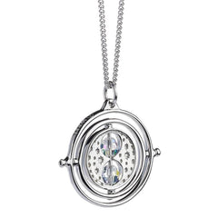 Harry Potter Sterling Silver Time Turner Crystal Necklace LKT Sport Entertainment>Movies>Harry Potter Necklaces