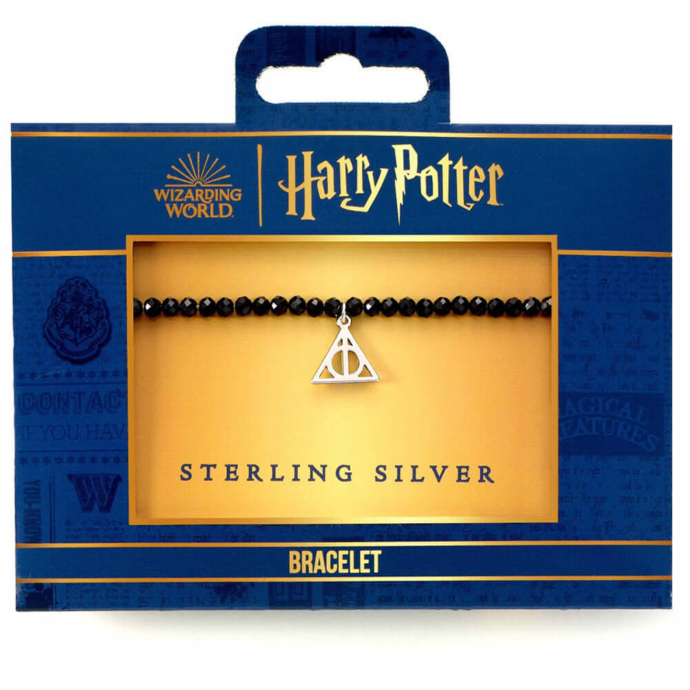 Harry Potter Steinarmband mit Sterlingsilber-Todesreliquien-Charm Zweitbild
