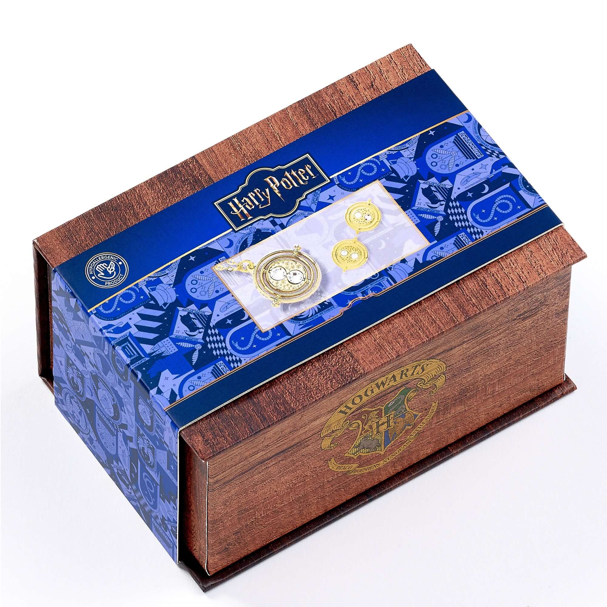 Harry Potter Time Turner Necklace & Earrings Gift Box LKT Sport Entertainment>Movies>Harry Potter Jewelry Sets