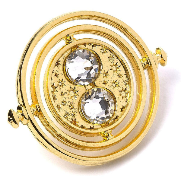 Harry Potter Time Turner Pin Badge LKT Sport Gold colour highly detailed enamel pin badge The Time Turner worn by Hermione Granger on a butterfly clasp fixing Official licensed product Approx 25mm x 20mm On a backing card Brooches & Lapel Pins