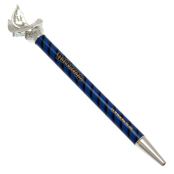 Harry Potter Topper Pen Ravenclaw LKT Sport Sleek ballpoint twist pen with a silver colour tipFeaturing a sculpted metal Gryffindor topperWrites in black inkOfficial licensed productApprox 15cm Ballpoint Pens