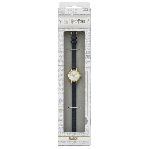 Harry Potter Watch Golden Snitch LKT Sport Ladies analogue watch with a buckle strapThe dial features a silver plated surround with the famous Golden Snitch at the forefrontWith a black faux leather strap and gold plated buckleOfficial licensed productStr