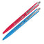 Hello Kitty 2pk Pen Set LKT Sport Satin finish colourful ballpoint click pensChoose between a red or a blue pen, both include an outlined image of Hello KittyWrites in black inkOfficial licensed productBoth approx 14cm Ballpoint Pens